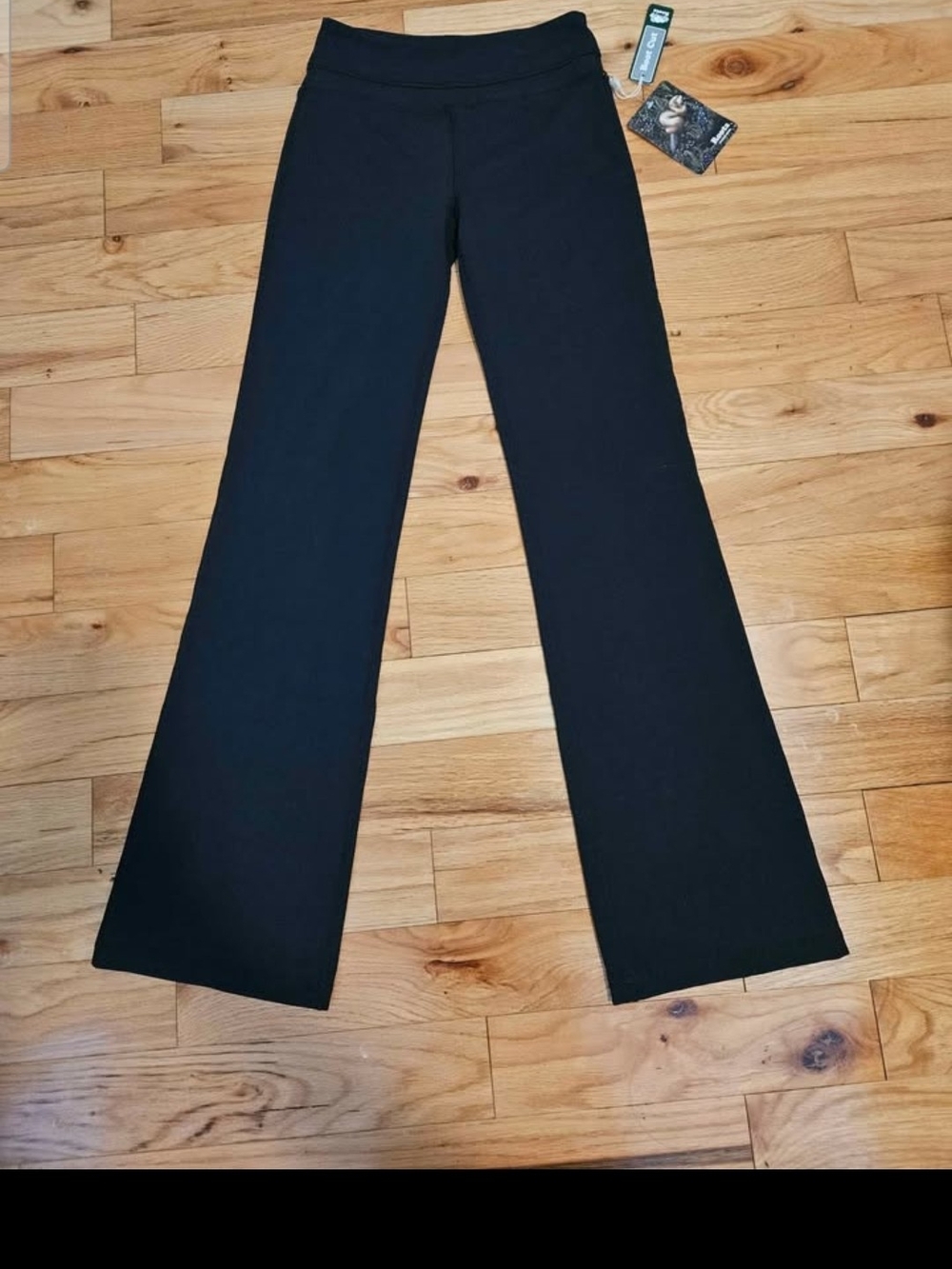 Roots Black Boot Cut Yoga Pants